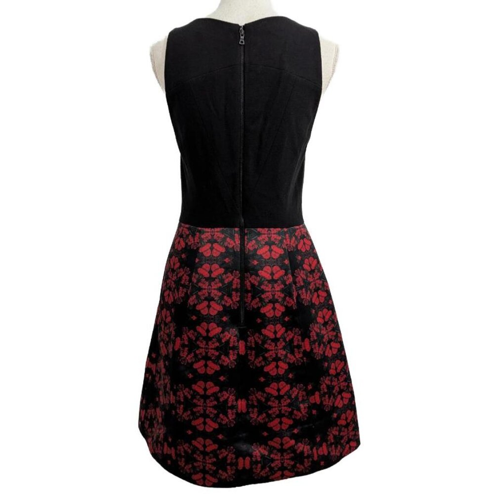 Alice + Olivia Black and Red Floral Dress - Picture 2 of 7